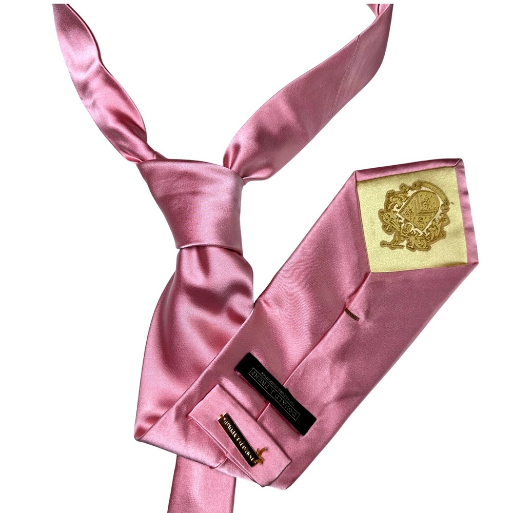 Donald Trump Signature Collection‎ Mens Pink Silk Necktie Formal Designer MAGA
